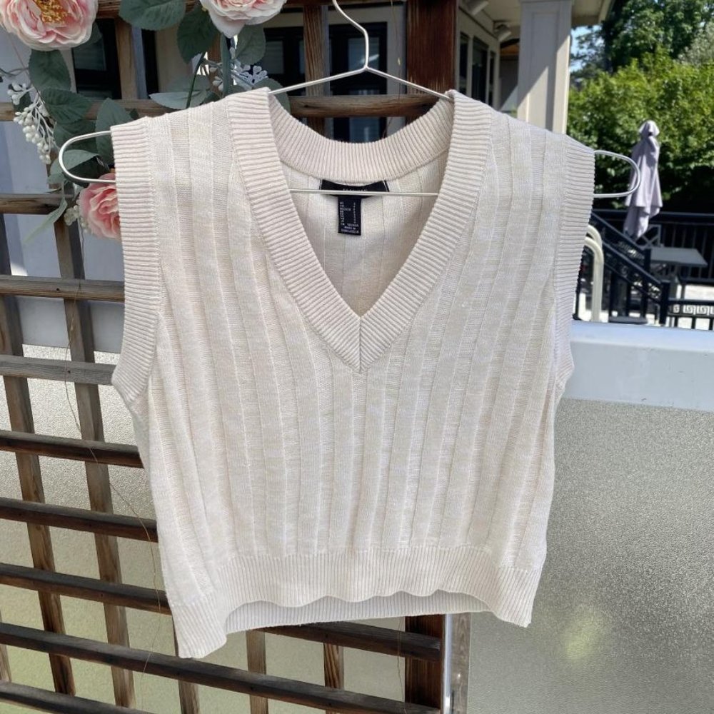Forever 21 Beige Vest